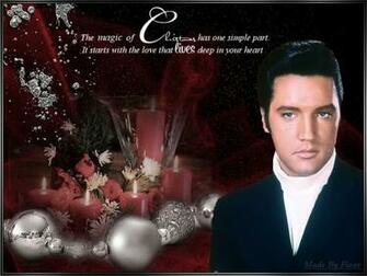 Elvis Christmas Wallpaper Grasscloth