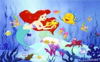 Wallpaper HD Widescreen Desktop Background Ariel Disney