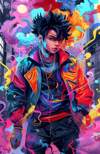 Rip Pop Smoke Anime Wallpaper
