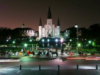 New Orleans City At Night Wallpaper