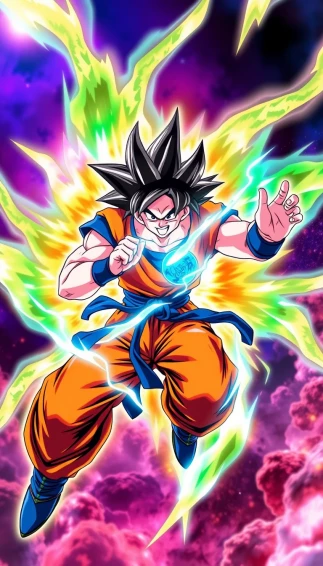 Goku Kaioken Mobile Wallpaper