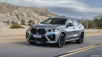 Bmw X6 M Competition 2024my Front Three Quarter Caricos