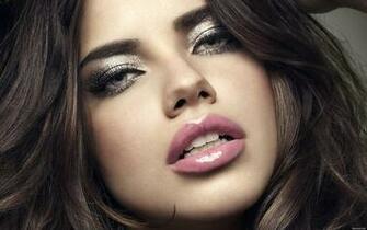 Adriana Lima Women Sexy Fashion Models Brunettes Glamour Babes Face