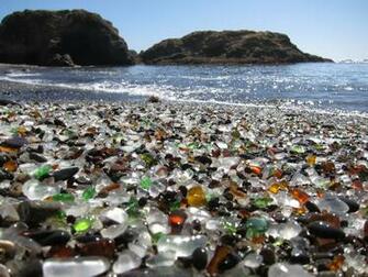 Glass Beach Uma Praia Pedrinhas De Vidro