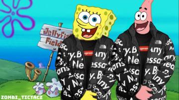 Drip Spongebob And Patrick Photoshoot At Jelly Fish Fields R Meme