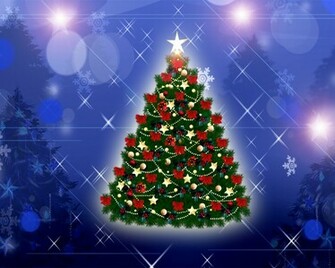 Christmas Tree Desktop Pc And Mac Wallpaper