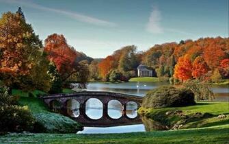 Wallpaper Stourhead Gardens Wiltshire England Coordinates