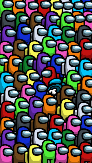 Cute Among Us Wallpaper