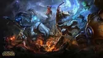 League Of Legends Champions Clash Battle Fight Olaf Alistar Riven