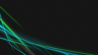 Blue And Green Neon Curves Wallpaper