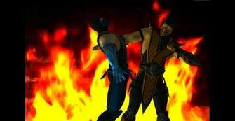 Kombat Sub Zero Vs Scorpion Wallpaper