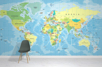 World Maps Wallpaper Murals