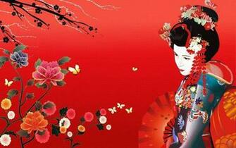 Japanese Geisha Wallpaper