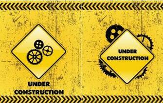 Under Construction Background Vector