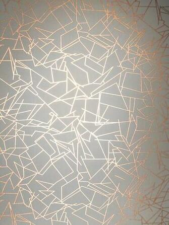 Angles Wallpaper Copper Rose White Monument Interiors