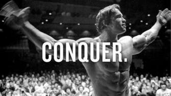 Arnold Schwarzenegger Conquer Wallpaper Image
