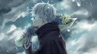 Jujutsu Kaisen Satoru Gojo Wallpaper iPhone Phone 4k 6340e