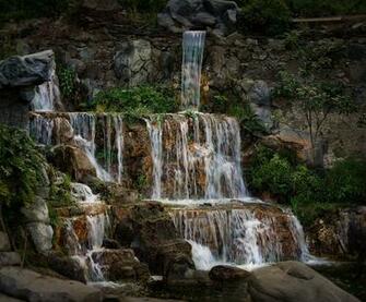 Image Spain Las Palmas Gran Canaria Crag Nature Waterfalls Stones