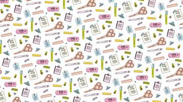 Cute School Desktop Wallpaper Top