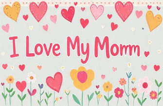 I Love My Mom Wallpaper