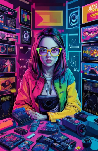 Geek Girl Wallpaper