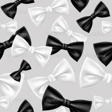 Bow Tie Pattern Background Seamless