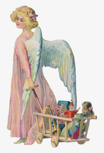 Wings Of Whimsy Vintage Christmas Image No Background
