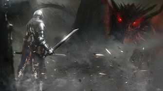 Dark Souls Ii Game Dragon Knight HD Wallpaper Image Picture