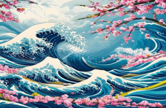 Japanese Wave Wallpaper