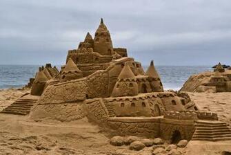 Sand Castle Castles Wallpaper Desktop