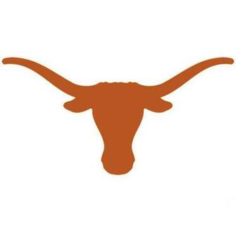 Ncaa Texas Longhorns Wall Accent Logo Mural Stickers Set