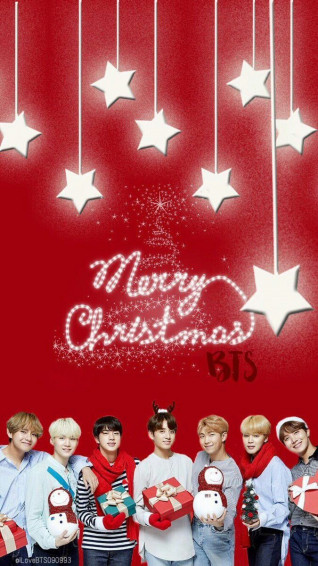 Bts Christmas Wallpaper On