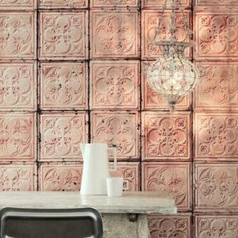 Brooklyn Tins Wallpaper Nlxl Merci Tin