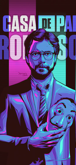 Professor Money Heist 4k iPhone Xs X HD Wallpaper Image