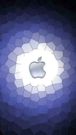 Purple Cells Background iPhone Plus And Wallpaper