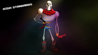Undertale Papyrus V2 Poster By Dr Dash