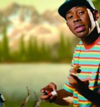 Tyler The Creator On Bike Rap Wallpaper