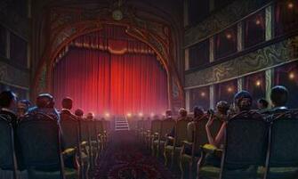 Sfondo Il Teatro Sipario Pubblico Palco Le