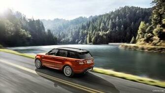 Range Rover Sport Chile Red Rear HD Wallpaper
