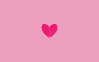 Little Heart With Pink Background Wallpaper