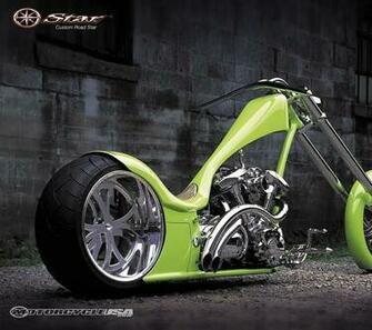 Custom Yamaha Road Star Chopper Wallpaper