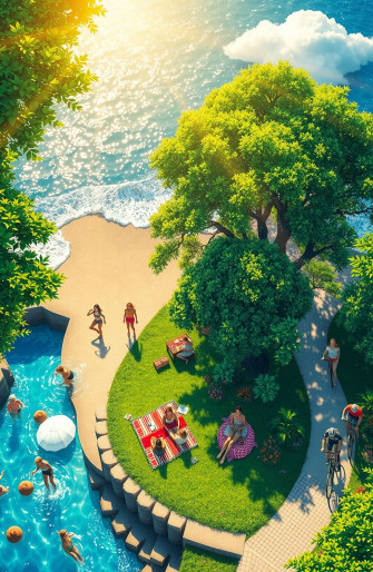 Summertime Saga Wallpaper