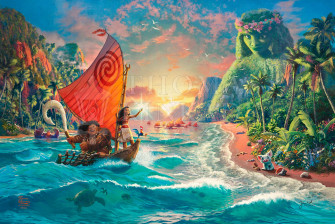 Moana Limited Edition S By Thomas Kinkade Studios Disney