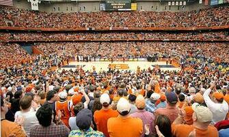 Packed House Inside The Carrier Dome Via Syracuse