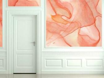 Color Watercolor Pattern Wallpaper Design Black Crow Studios