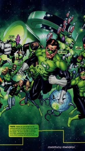 Green Lantern Corps Wallpaper Top