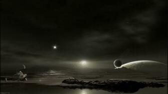 Black Space Wallpaper