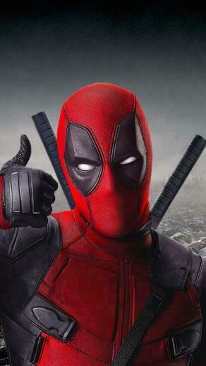 Deadpool Thumbs Up iPhone Wallpaper