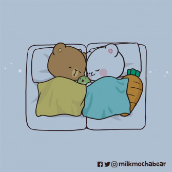 Milk Mocha On Cute Bear Drawings Cartoon