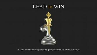 Courage Lead To Win Wallpaper6